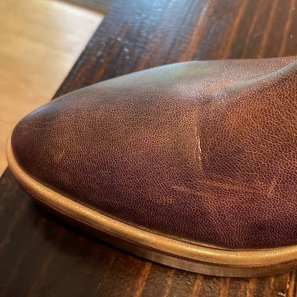 𝅺🦚Host Pick🦚Anthropologie Buckled Soft Leather Pointy Toe Ankle Bootie - Picture 8 of 10